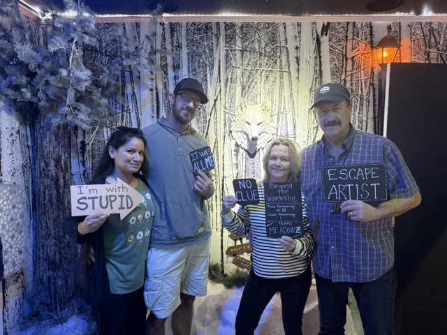 Guests celebrating Beyond the Wardrobe